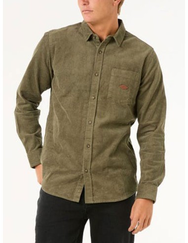 Classic Surf Cord Long Sleeve Buttondown Shirt du meilleur 