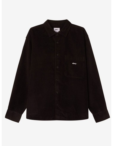 Bigwig Cord Long Sleeve Buttondown Shirt le des métaux précieux